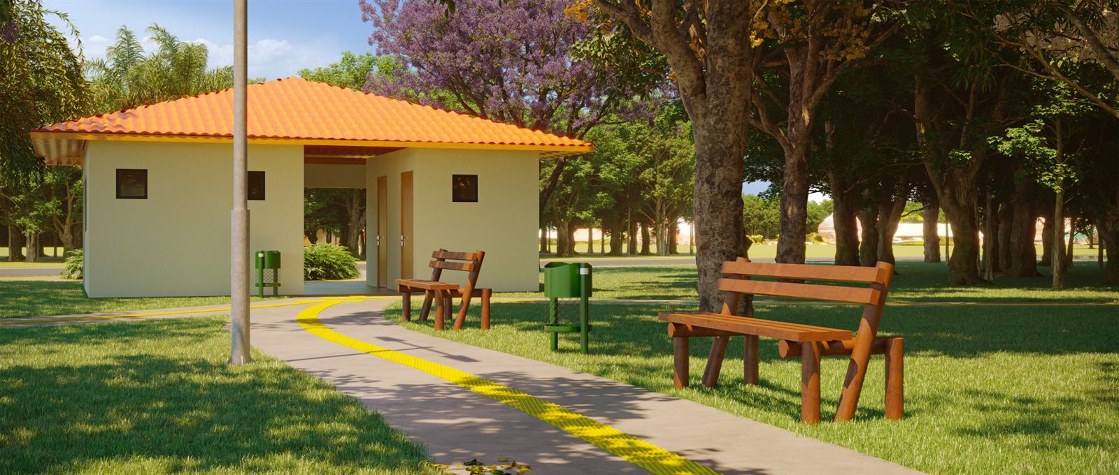 Banheiros do Residencial Parque Universitário